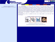 Tablet Screenshot of centrodellimballaggio.com